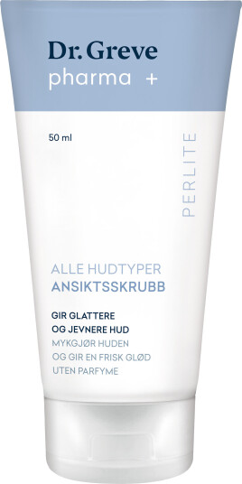 Dr. Greve Pharma Parfymefri Ansiktskrubb 50 ml - Mild Skrubb for Alle Hudtyper