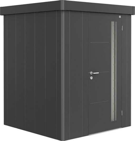 BIOHORT REDSKAPSBOD NEO 1A STD. DØR MØRK GRÅ METALLIC