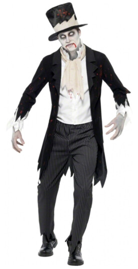 Smiffys Zombie Brudgom Karnevalkostyme Large Smiffys Zombie Brudgom Karnevalkostyme Large