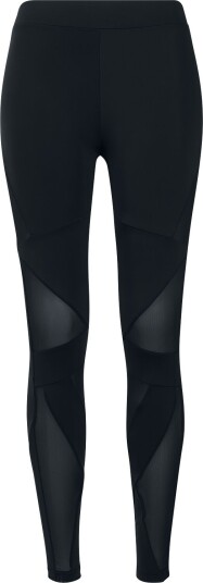Urban Classics Leggings - Tech Mesh leggings - XS til 5XL - Damer - svart-svart Urban Classics Leggings - Tech Mesh leggings - XS til 5XL - Damer - svart-svart