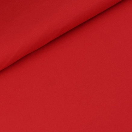 Balsløw Bomullsjersey Solid stoff 145cm 04040 Rød 50cm