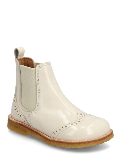 ANGULUS Booties Flat With Elastic Cream 28