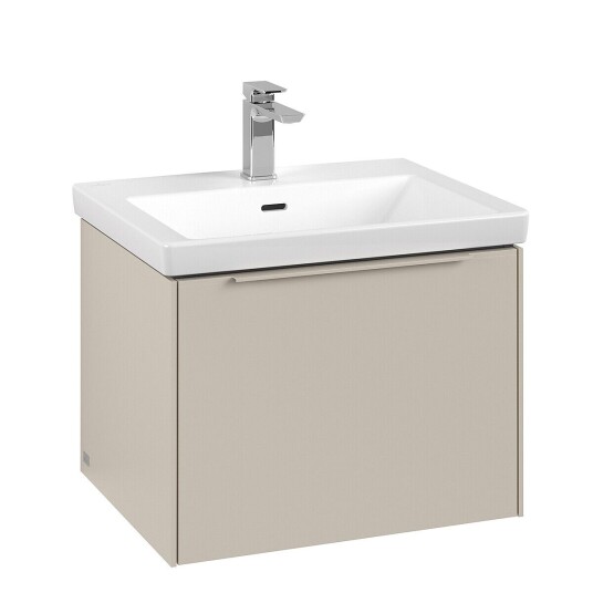 Villeroy & Boch  Subway 3.0 Servantskap m/1 skuff 572x429x478 mm Lys Grå Matt