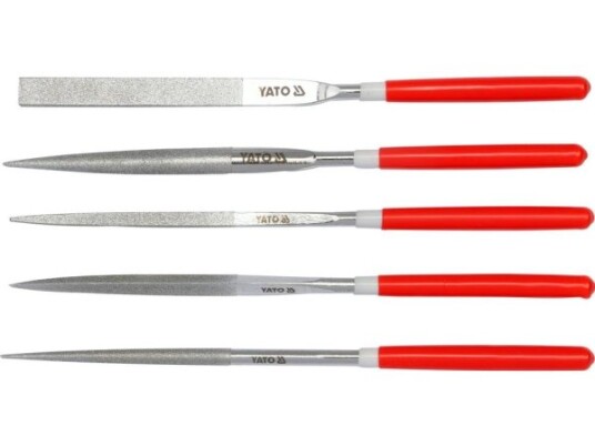 Yato YT-6156 Filsett med 5 ulike filtyper for Håndverktøy