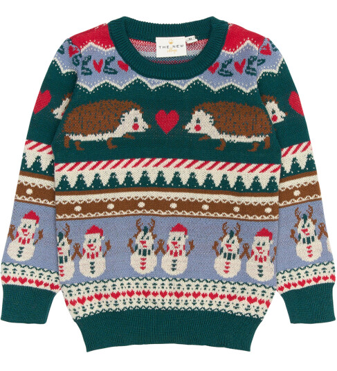 THE NEW Siblings Multi Colour Holiday Jacquard Pullover 62