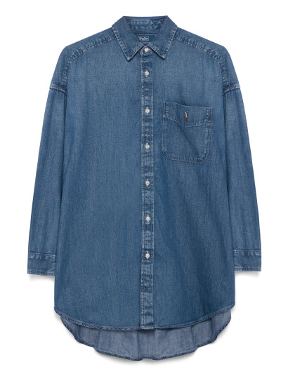 Polo Ralph Lauren Oversize Denim Shirt - Blue - XL Polo Ralph Lauren Oversize Denim Shirt - Blue - XL