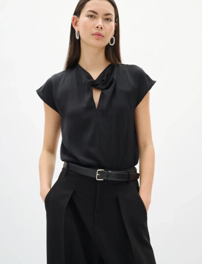 InWear Krithiw Koto Top - Black - L InWear Krithiw Koto Top - Black - L