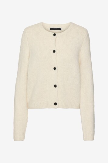 Vero Moda - Kardigan Vmnovah LS O-neck Button Cardi GA N - Grå