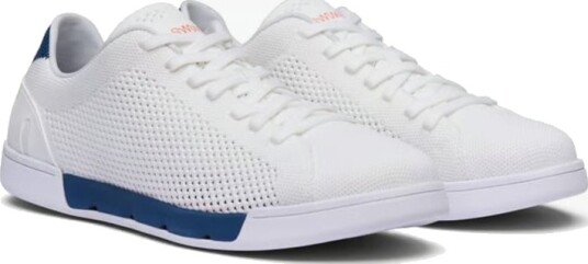 Swims Breeze Tennis Knit White/Ensign Blue 46