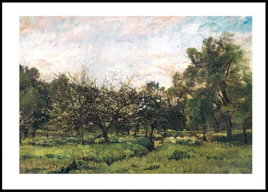 Boomgaard By Charles-François Daubigny Plakat Plakat / 30x40cm
