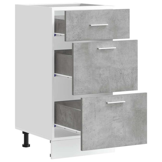 Underskap betonggrå 40x46x81,5 cm konstruert tre 8721158425607 Underskap betonggrå 40x46x81,5 cm konstruert tre 8721158425607