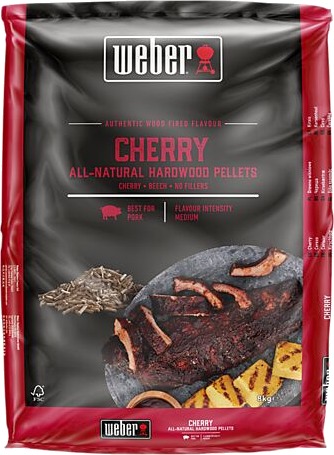 Weber pellets kirsebær 8kg Weber pellets kirsebær 8kg
