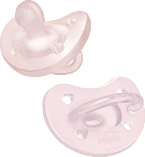 Chicco PhysioForma Silikonsmokker 2-6 mnd 2 stk Rosa