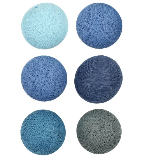 Iris Lights Ocean Blue lyslenke, 20 kuler