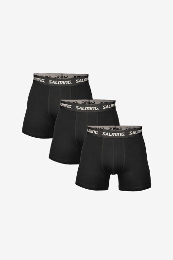 Salming Boksershorts Cotton 3 pakning Svart