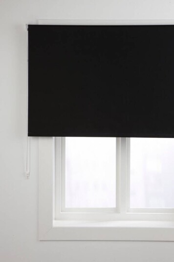 Jotex SUNNY rullegardin - høyde 165 cm Svart 1038151-02-80 1038151-02-140