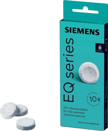 Siemens Rensetabletter til Espressomaskin 10-Pakning TZ80001B Siemens Rensetabletter til Espressomaskin 10-Pakning TZ80001B