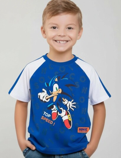 Sonic Tshirt Blue 152 Sonic Tshirt Blue 152