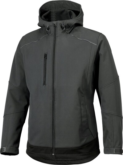 Univern Softshelljakke Lett Fleecefôret Grå 2XL