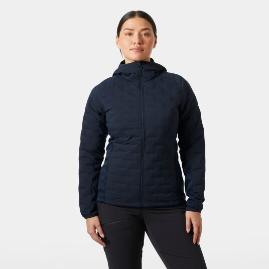 Helly Hansen Hp Hooded Stretch Insulator Dame Marineblå M
