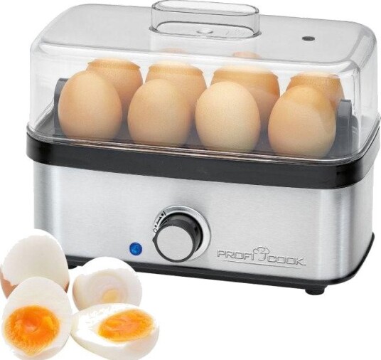 ProfiCook PC-EK 1275 Eggkoker 8 egg 400W Sort/Rustfritt stål