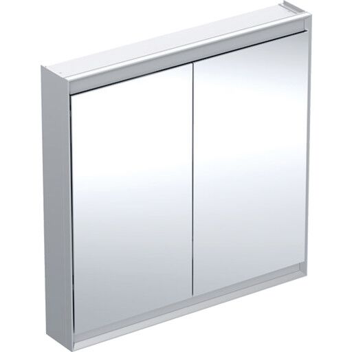 Geberit One speilskap 90x90 cm aluminium