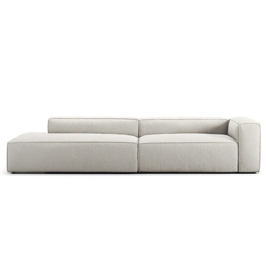 Decotique Grand 3 Seter Sofa åpen ende Venstre Moon White