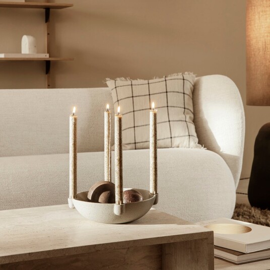 Ferm Living Calm Putetrekk 50x50 Camel / Black Ferm Living Ferm Living Calm Putetrekk 50x50 Camel / Black Ferm Living