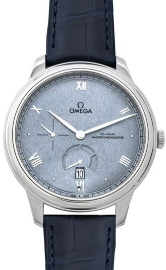 Omega Herreklokke 434.13.41.21.03.001 De Ville Prestige Blå/Lær Omega Herreklokke 434.13.41.21.03.001 De Ville Prestige Blå/Lær