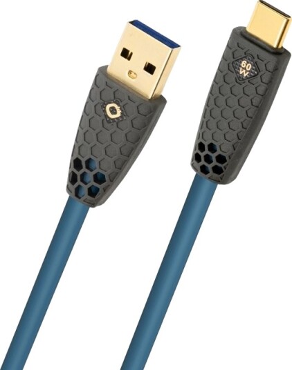Oehlbach D1c9561 1 M Usb A Usb C 10 Gbit/Sek Blå Svart