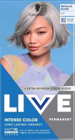 Schwarzkopf Professional Live Intense Color U71 Metallic Silver