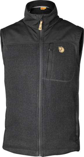 Fjellreven Men"s Buck Fleece Vest Graphite L