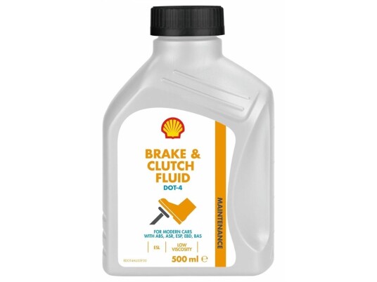 Brake Fluid Shell Dot 4 0.5L Brake Fluid Shell Dot 4 0.5L