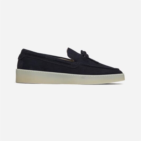 Lottusse Fornells Loafer - Camoscio Marino Blå 45 Lottusse Fornells Loafer - Camoscio Marino Blå 45