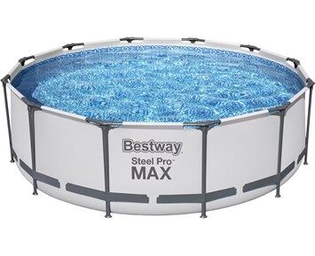 Bestway Steel Pro MAX 12 x 39.5""/3.66m x 1.00m Round Pool Set Bestway Steel Pro MAX 12 x 39.5""/3.66m x 1.00m Round Pool Set