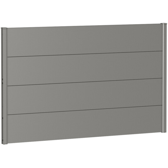 BIOHORT VEGGPANEL FOR LEVEGG UTEN AKRYLGLASS 150X90 KVARTSGRÅ METALLIC BIOHORT VEGGPANEL FOR LEVEGG UTEN AKRYLGLASS 150X90 KVARTSGRÅ METALLIC