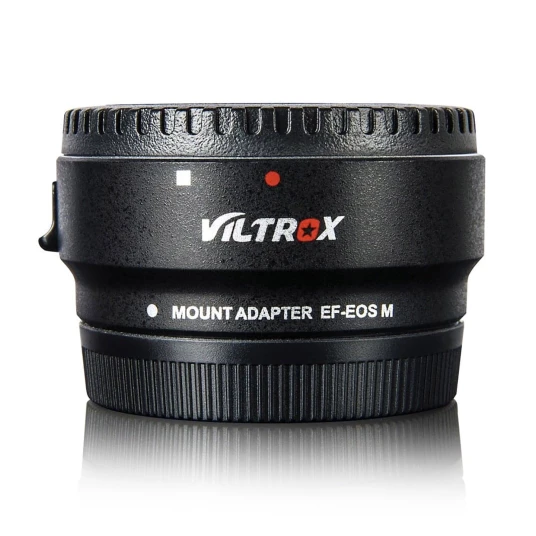 Viltrox Adapter EF-EOS M For bruk av EF-objektiv på EOS M-kamera Viltrox Adapter EF-EOS M For bruk av EF-objektiv på EOS M-kamera
