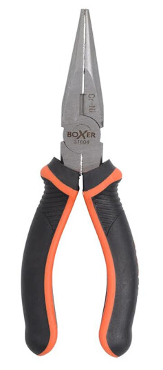 Boxer 160 mm Nebbtang i CrNi-Stål med TPR-grep Boxer 160 mm Nebbtang i CrNi-Stål med TPR-grep