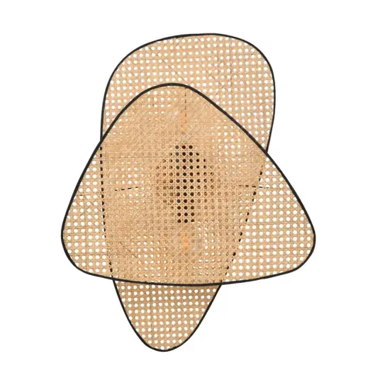 MARKET SET   Vegglampe Screen 77 cm høy natur rotting