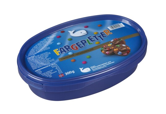 HVAL FARGEPLETTER 300G SJOKOLADE HVAL FARGEPLETTER 300G SJOKOLADE