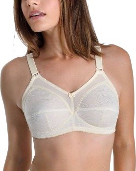 sassa BH Shiny Jacquard Soft Bra Full Cup Champagne B 110 Dame