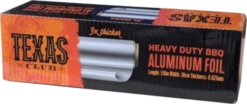 Texas_Club Aluminiumsfolie Heavydutybbq 150X30cm 25Micr