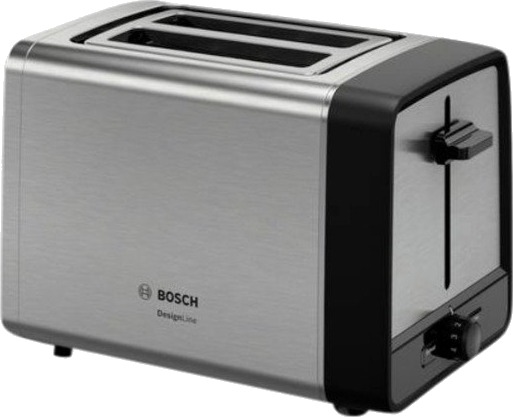 Bosch TAT5P420 Brødrister Rustfritt Stål 2 Skiver Bosch TAT5P420 Brødrister Rustfritt Stål 2 Skiver