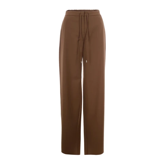 Max Mara Studio Dame Bukser Brun XS