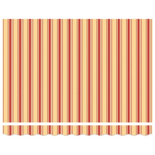 Erstatningsstoff for markise 3.5x2 m Multicolor stripe