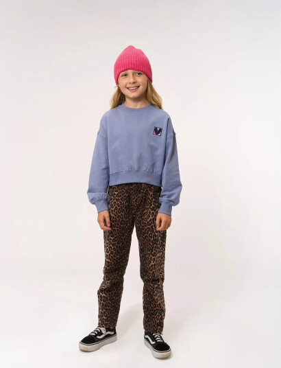 The New Tnpetria Short Os Sweatshirt Purple 98/104