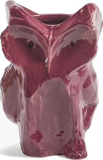 Serax Owl Vase Xs Blue  After Midnight Burgundy 