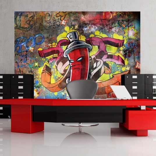 Fototapet Graffiti Monster 100x70 - Artgeist sp. z o. o.