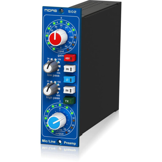 Midas 502 V2 Microphone Preamp 500 Series