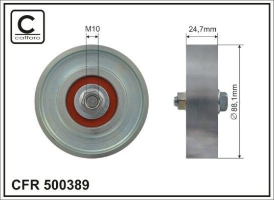 Løpehjul, vifterem CAFFARO 500389